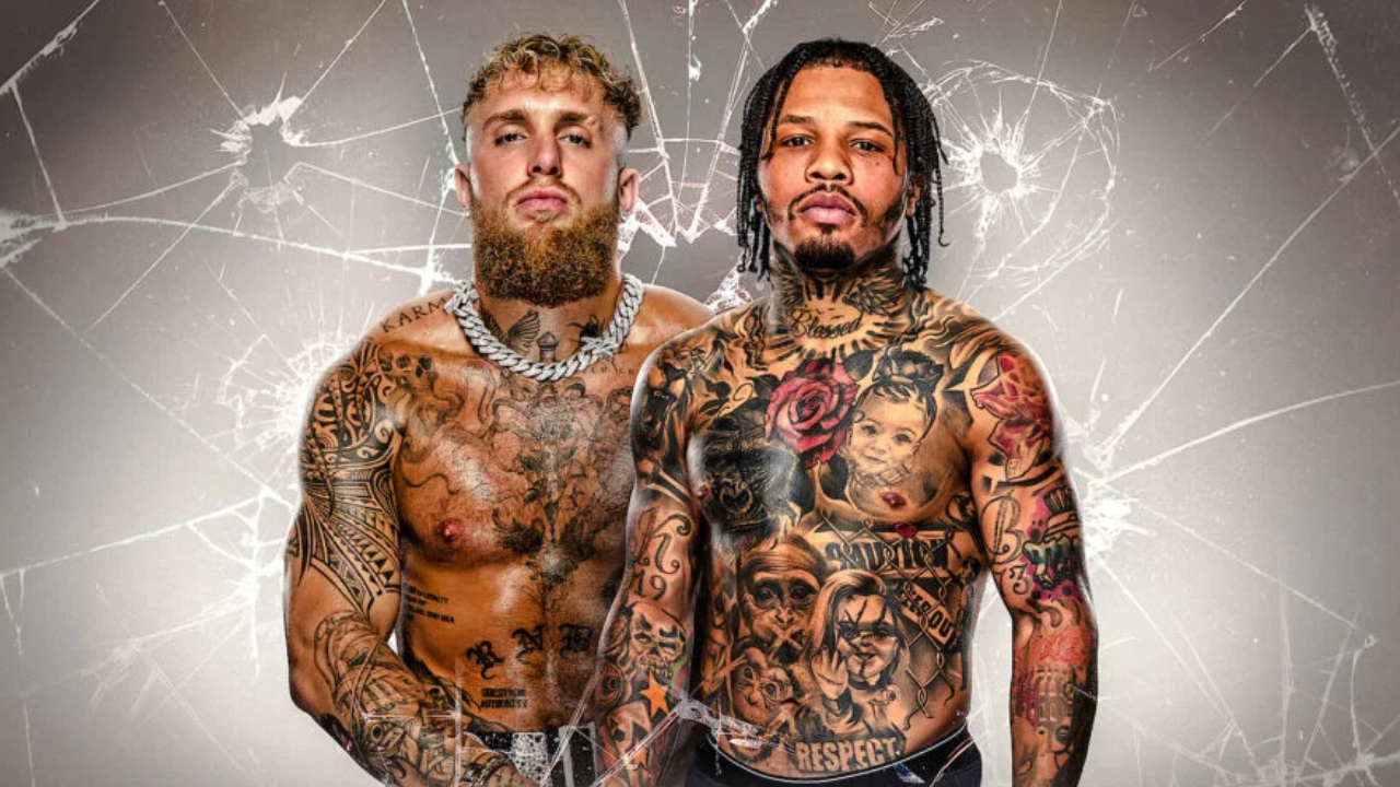Jake Paul (kiri) dan Gervonta Davis. (Foto: Fight TV)