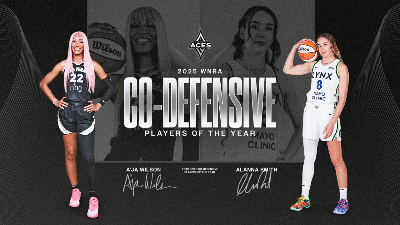 A’ja Wilson (kiri) dan Alanna Smith. (Foto: WNBA)