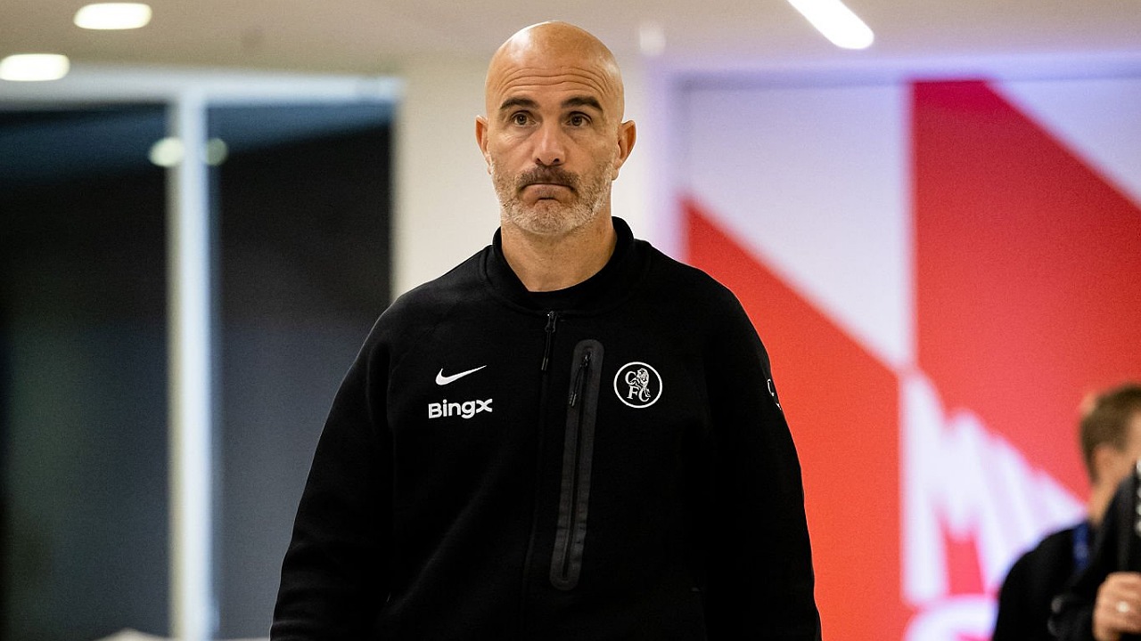Pelatih kepala Chelsea, Enzo Maresca. (Foto: Jasmin Walter - UEFA/UEFA via Getty Images)