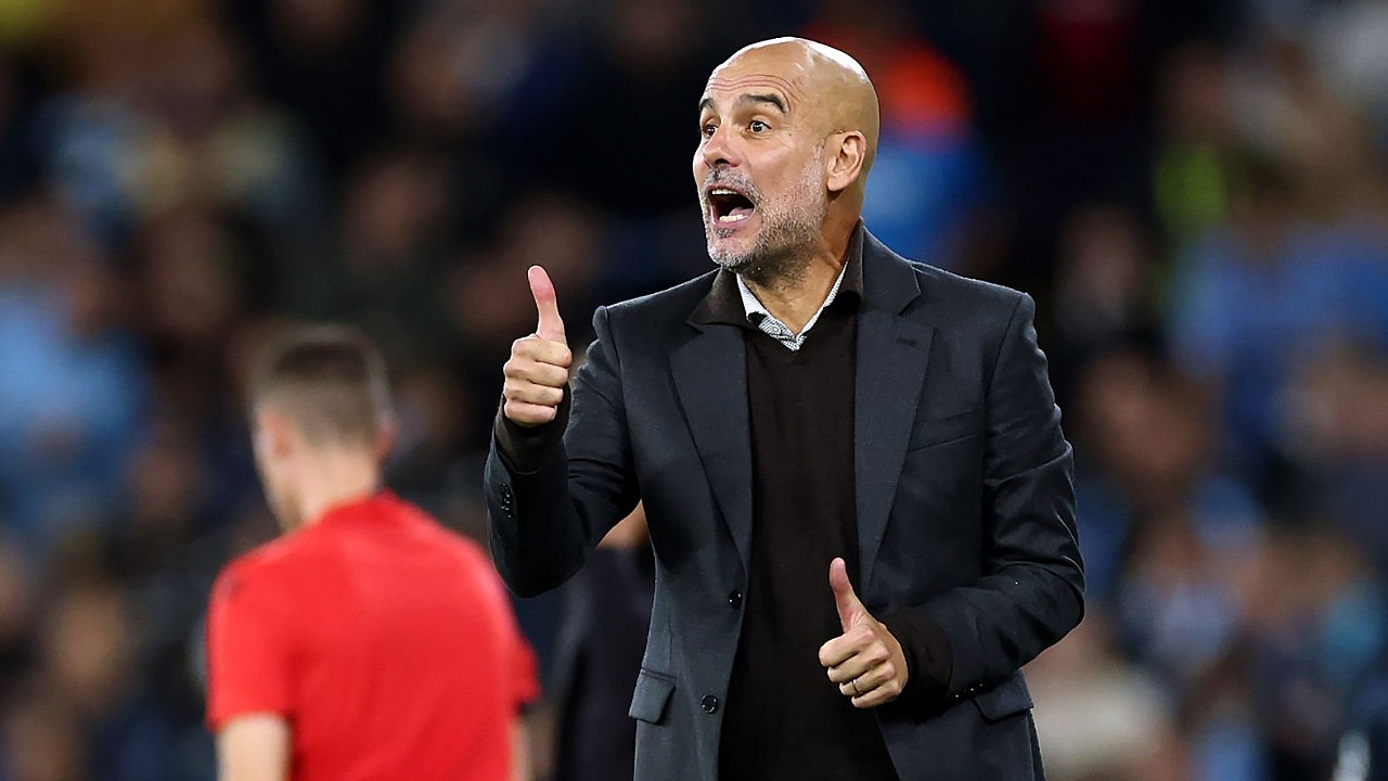 Manajer Manchester City, Pep Guardiola. (Foto: Dan Istitene/Getty Images)