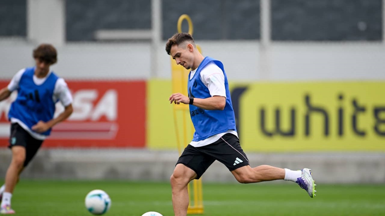 Francisco Conceicao dibawa saat Juventus hadapi Hellas Verona (Image: Juventus)