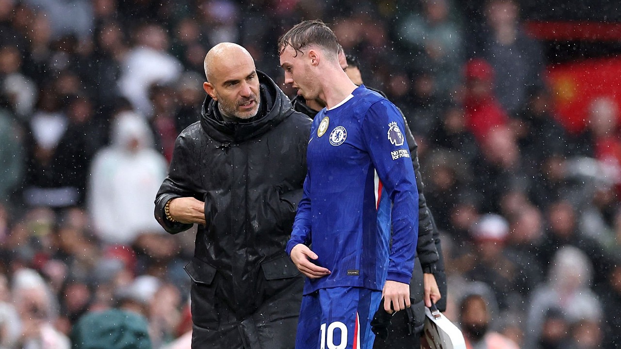 Enzo Maresca menjelaskan kondisi Cole Palmer. (Foto: Alex Livesey/Getty Images)