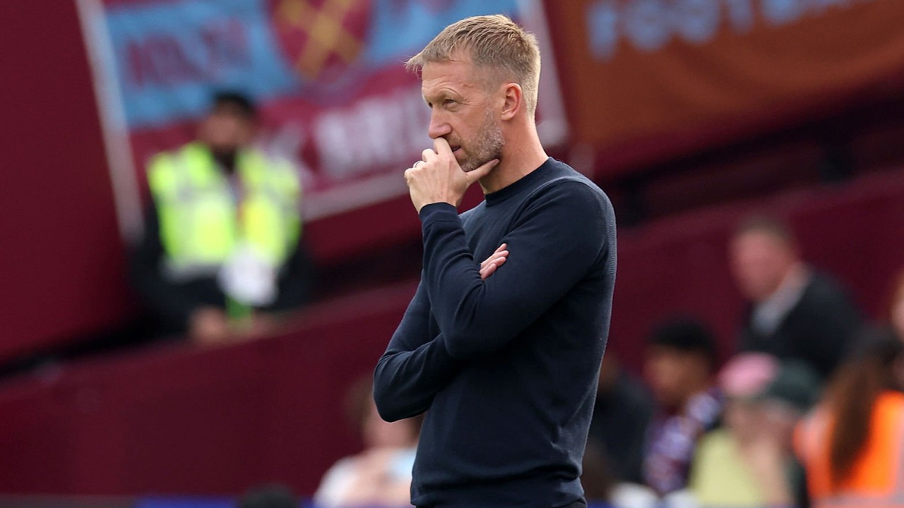 Manajer West Ham, Graham Potter. (Foto: Richard Pelham/Getty Images)