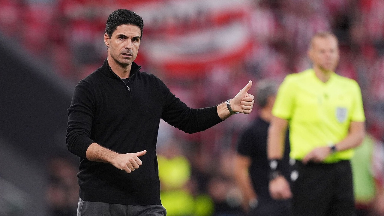 Manajer Arsenal, Mikel Arteta. (Foto: Juanma - UEFA/UEFA via Getty Images)