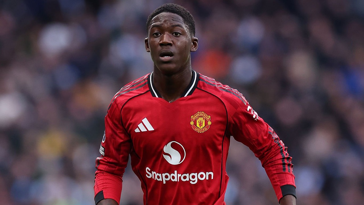 Gelandang muda Manchester United, Kobbie Mainoo