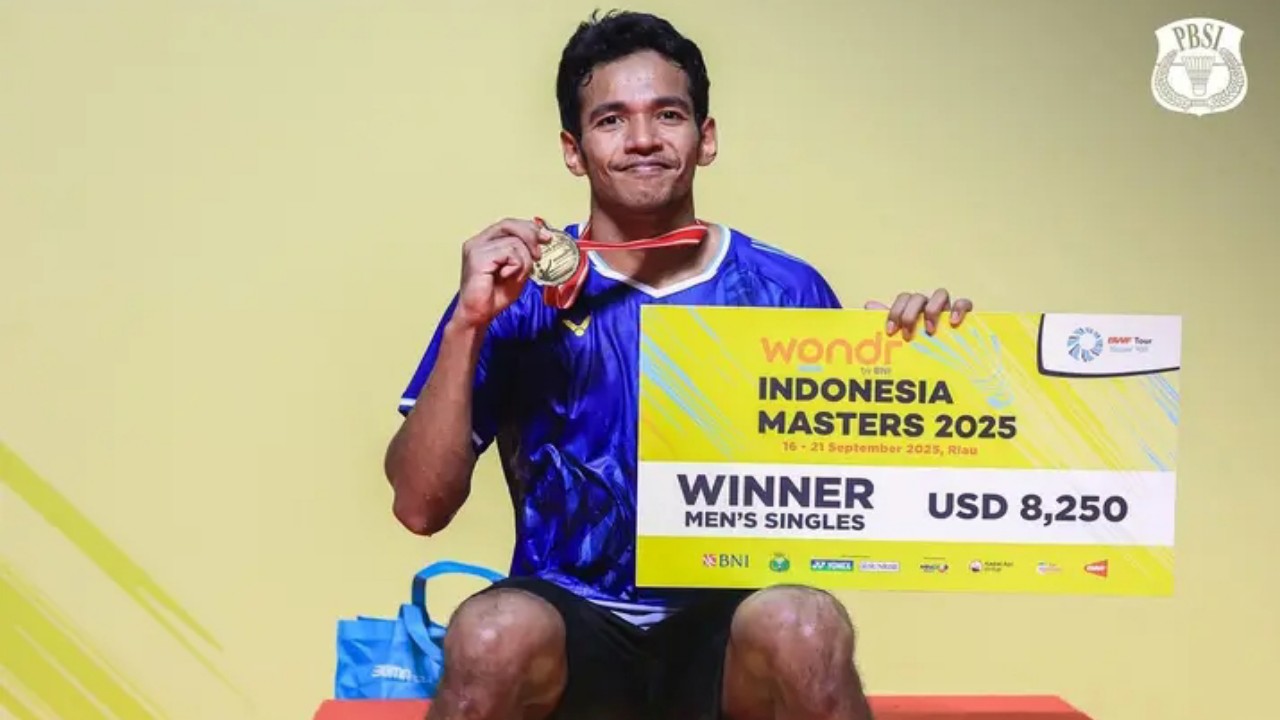 Sikat Korea, Chico Wardoyo Kampiun Indonesia Masters 2025