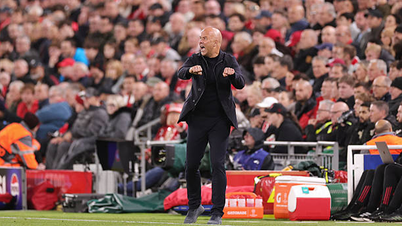 Arne Slot via gettyimages