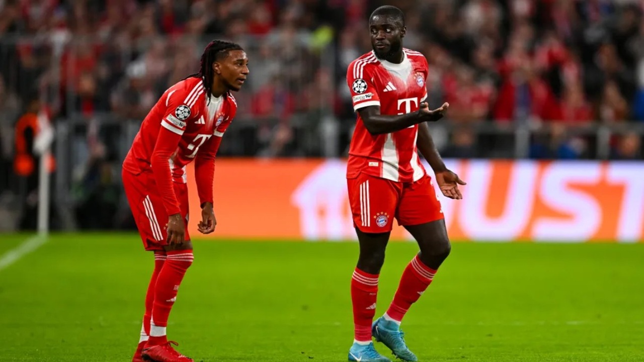 Michael Olise dan Dayot Upamecano (Sumber: Getty Images)