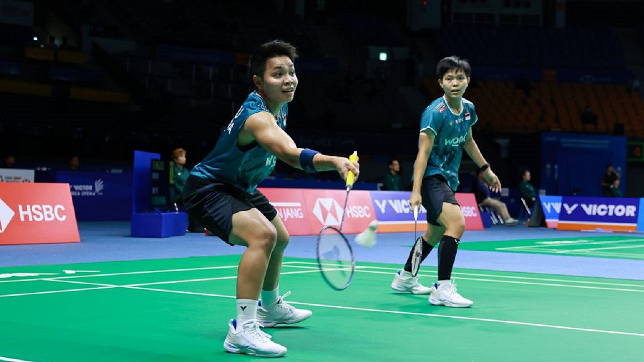Apriyani Rahayu lega bisa menang mudah di ronde pertama Korea Open 2025.