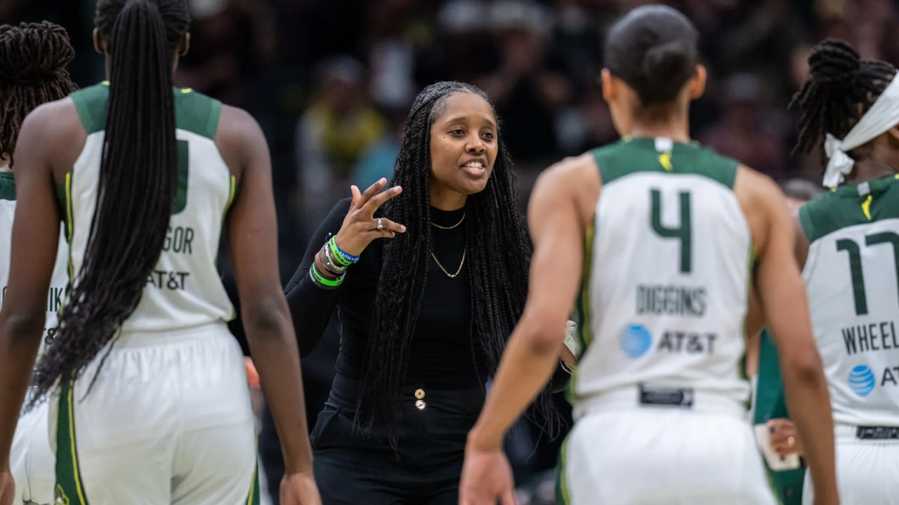 Noelle Quinn membawa Storm ke empat penampilan playoff dalam lima tahun, dengan rekor 97-89 di musim reguler dan 4-8 di playoff. (Foto: AP)