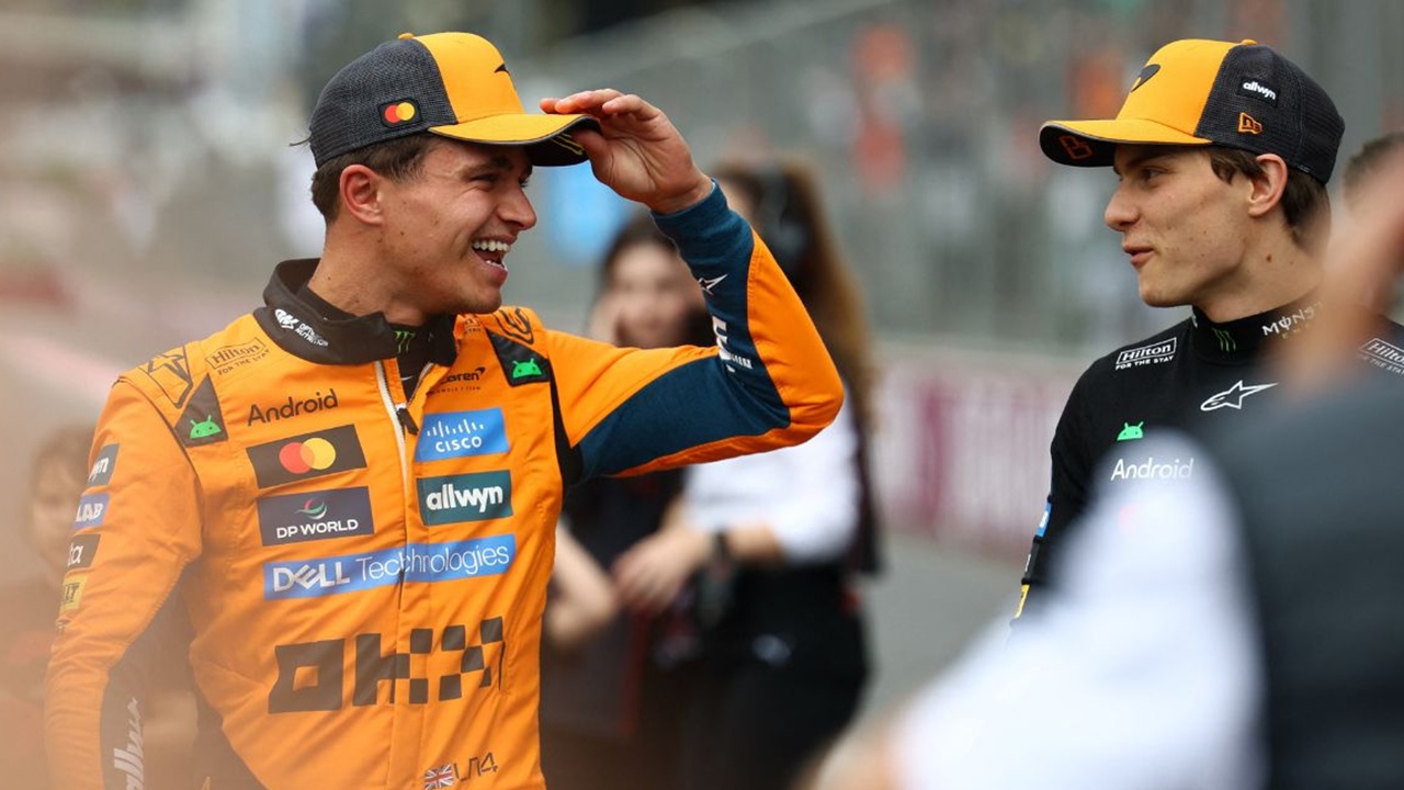 Lando Norris dan Oscar Piastri