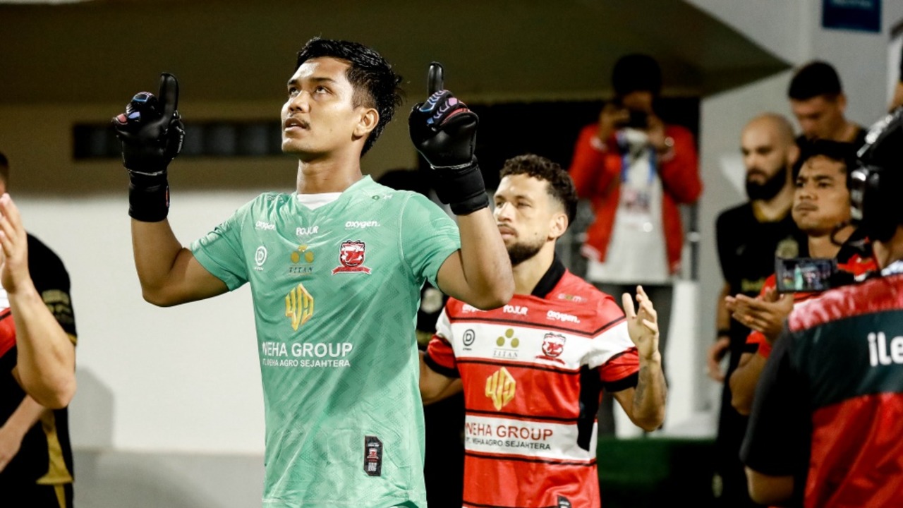 Penjaga gawang Madura United, Miswar Saputra