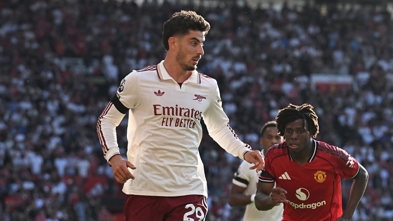 Penyerang Arsenal, Kai Havertz. (Foto: Stuart MacFarlane/Getty Images)