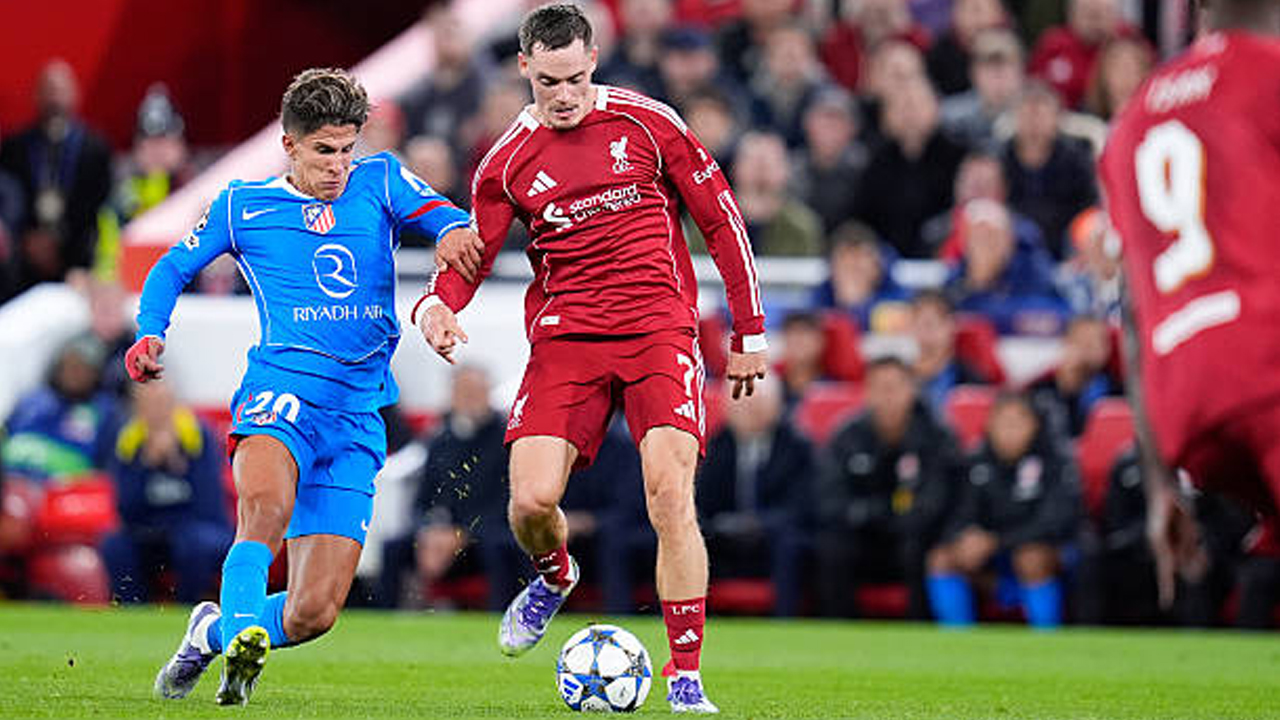 Aksi Florian Wirtz Saat Bermain Melawan Atleico Madrid (Sumber: Getty Images)