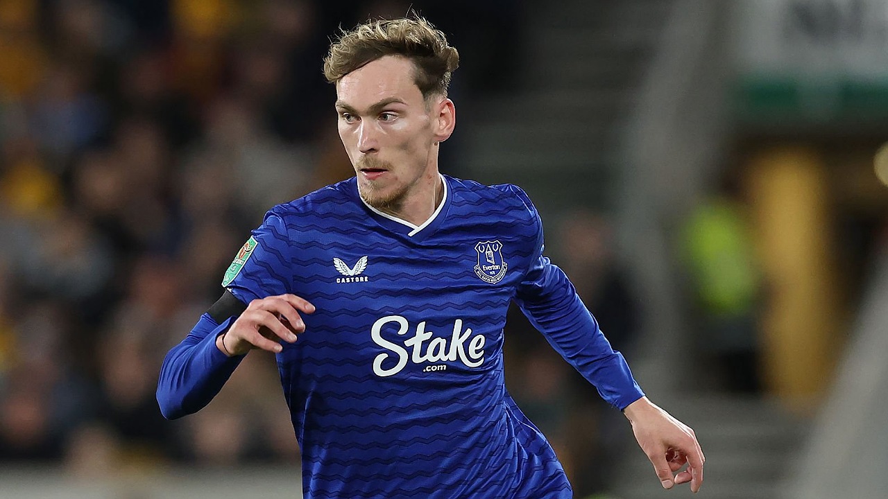 Gelandang Everton, James Garner. (Foto: David Rogers/Getty Images)