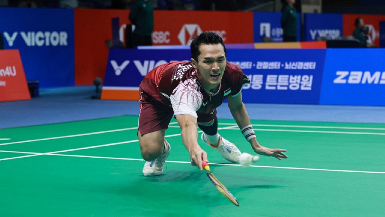 Jonatan Christie harus berjuang keras kalahkan Lee Chia Hao.