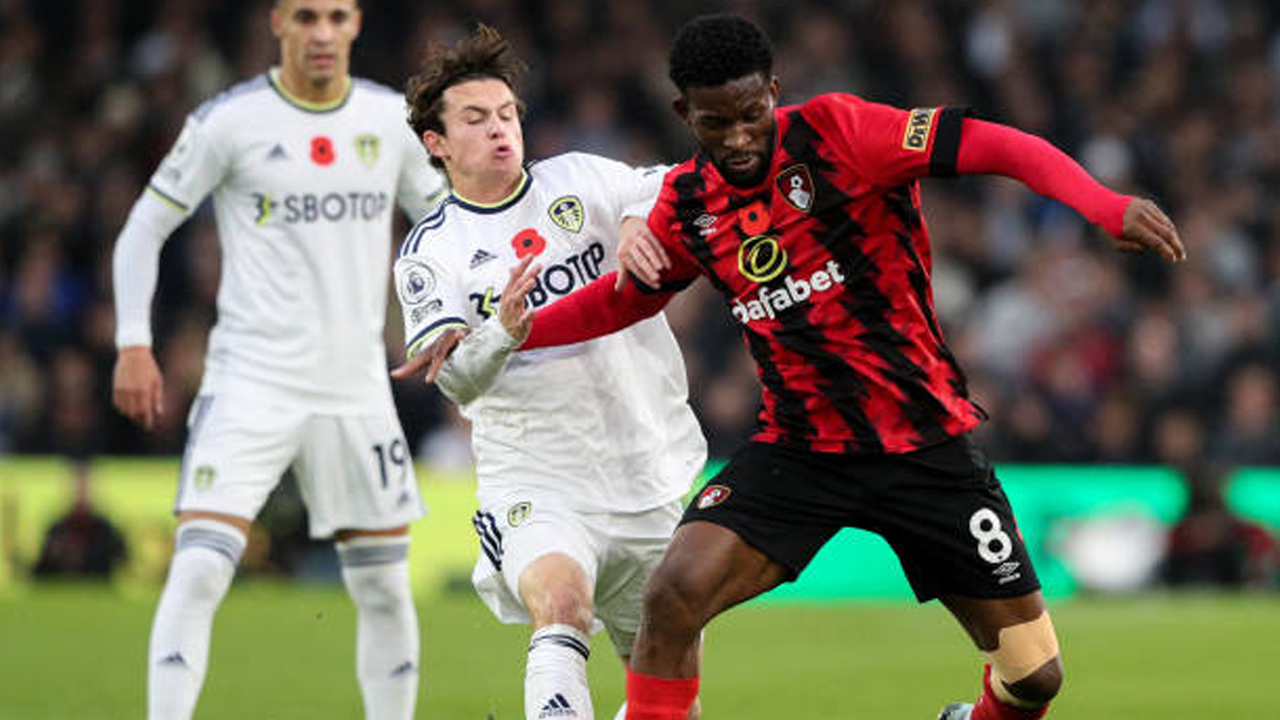 Leeds United vs Bournemouth via gettyimages