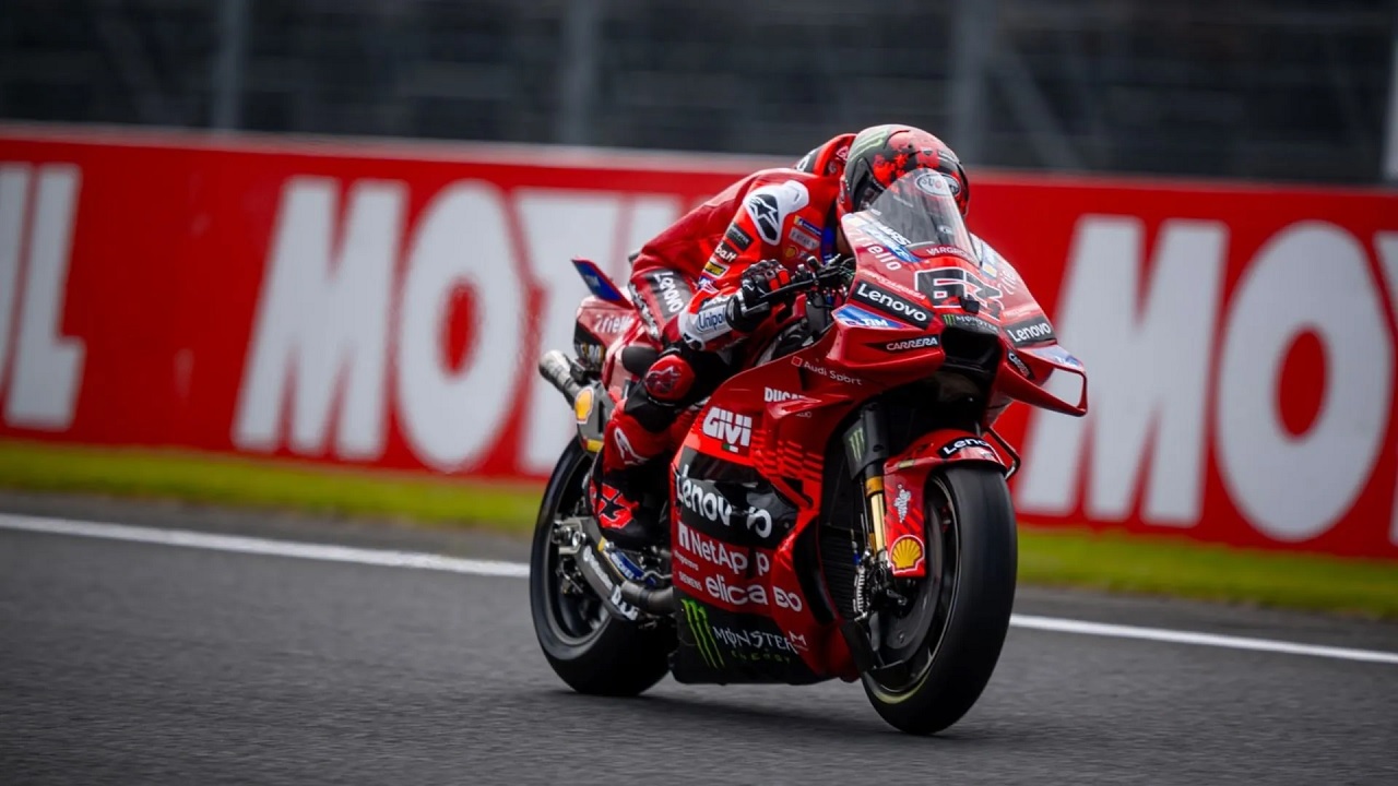 Francesco Bagnaia bahagia bisa catatkan kemenangan sprint race pertamanya.