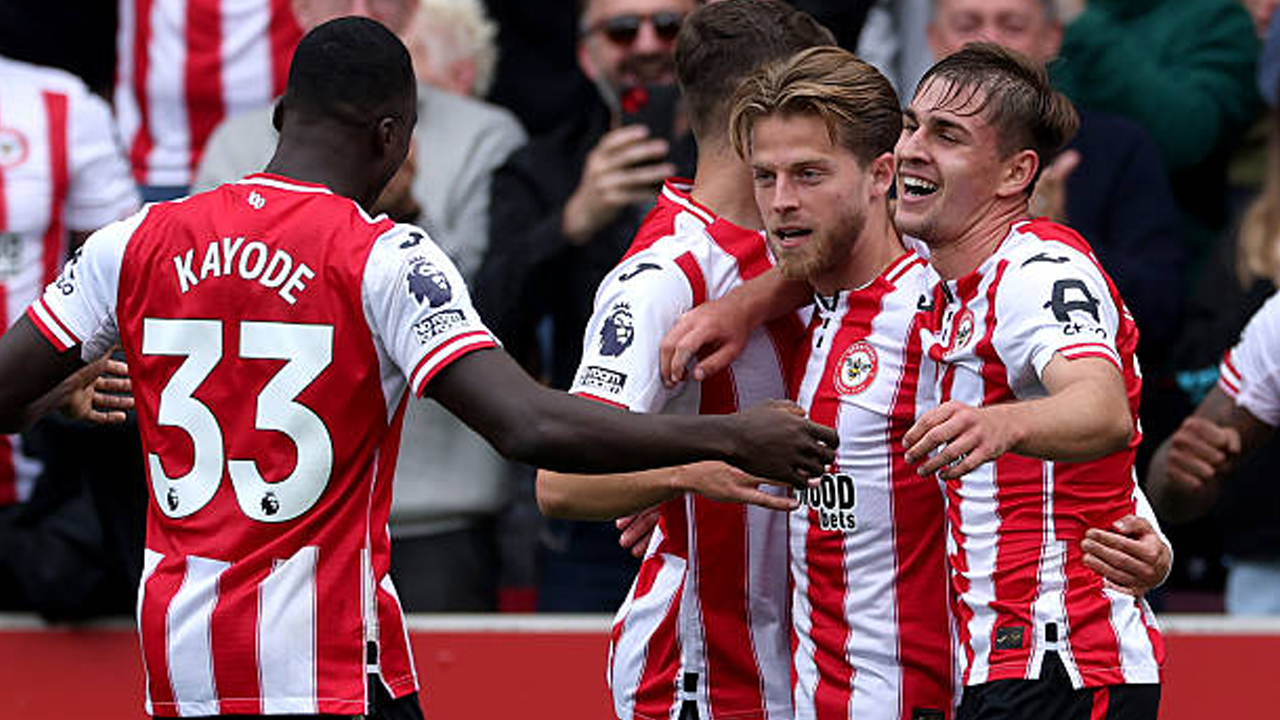 Hasil Pertandingan Premier League: Brentford 3-1 Manchester United