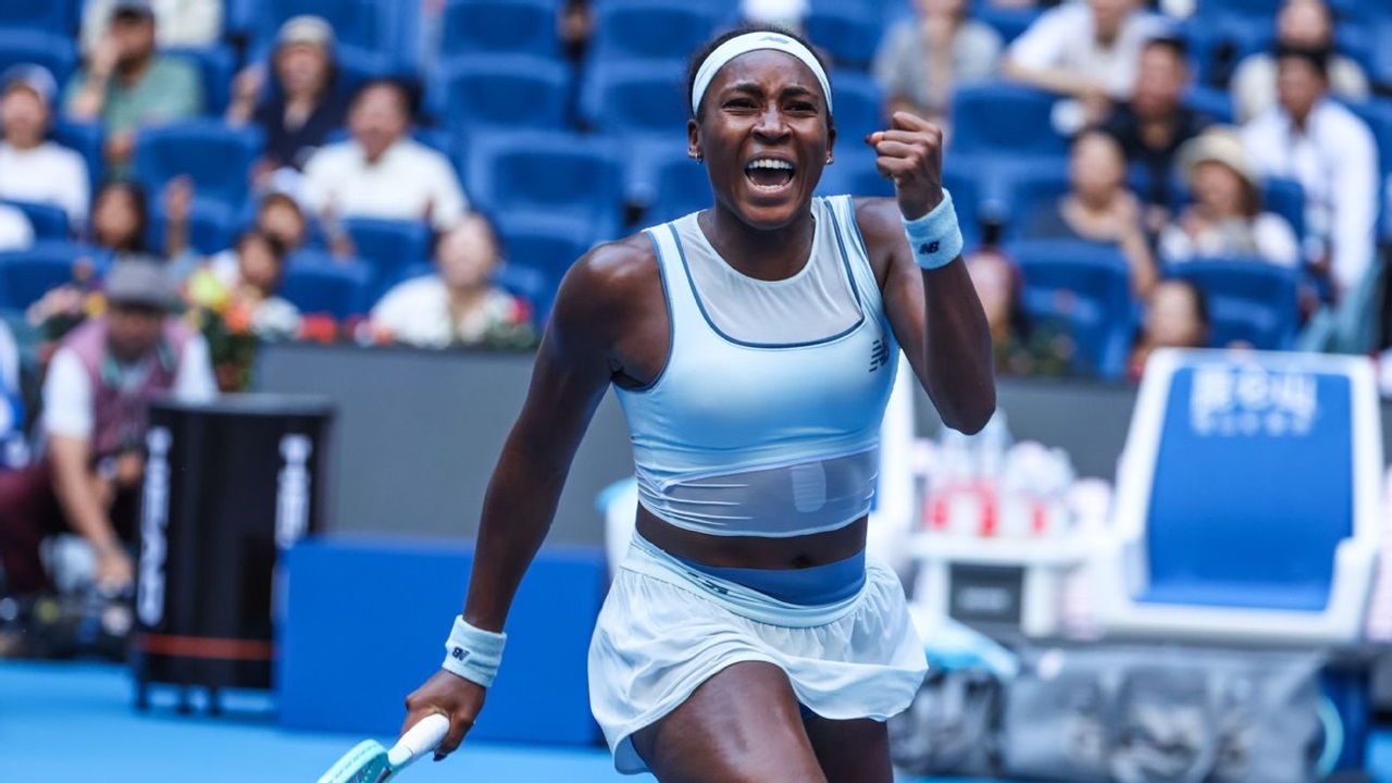 Cori Gauff Habis-Habisan Tahan Laju Leylah Annie Fernandez Di Beijing
