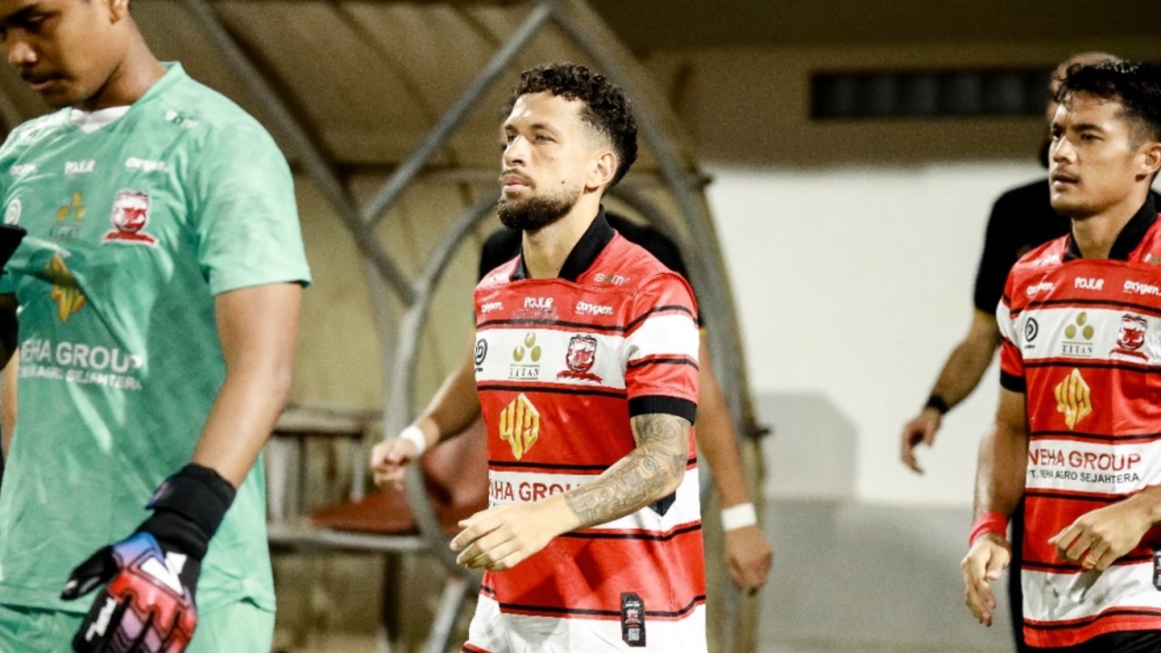 Gelandang Madura United, Iran Junior harus absen lama akibat cedera/foto dok ILeague