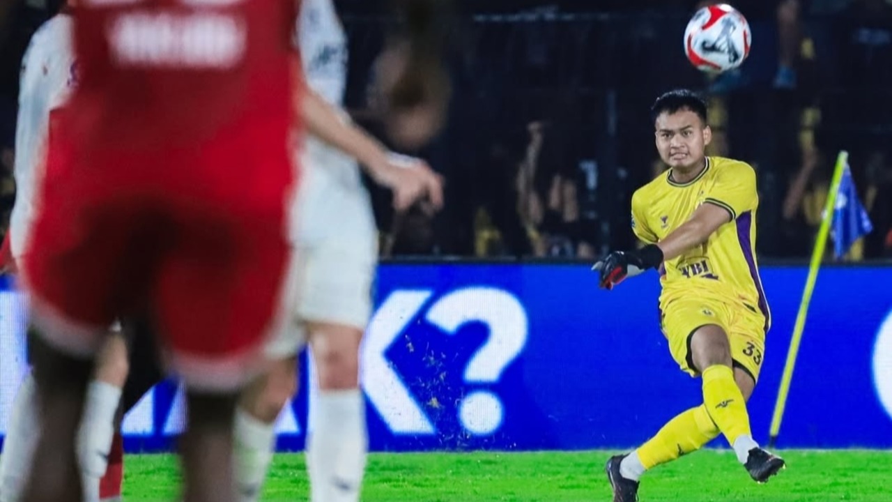 Kiper muda Persik Kediri, Husna Al Malik/foto dok ILeague