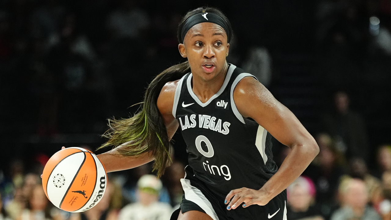 Jackie Young dari Las Vegas Aces. (Foto: AP)