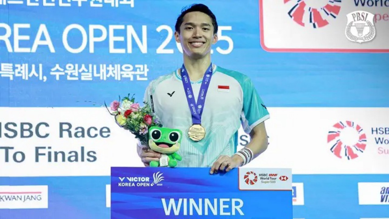 Sikat Anders Antonsen, Jonatan Christie Kampiun Korea Open 2025