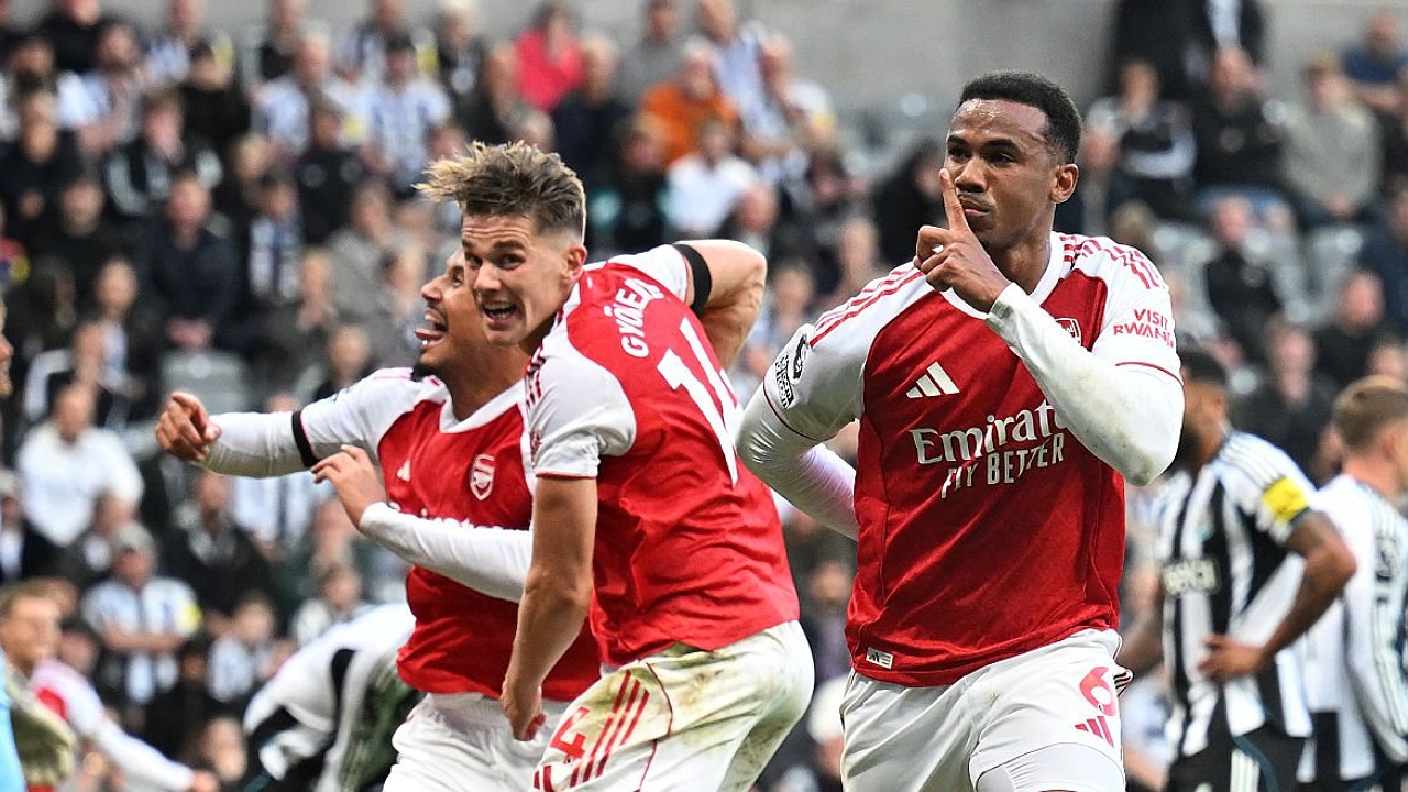 Skuad Arsenal dipuji oleh Gary Neville. (Foto: Stuart MacFarlane/Getty Images)