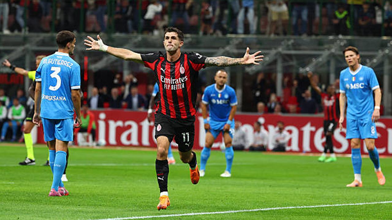 Kalahkan Napoli, Christian Pulisic Puji Pengorbanan Pemain AC Milan