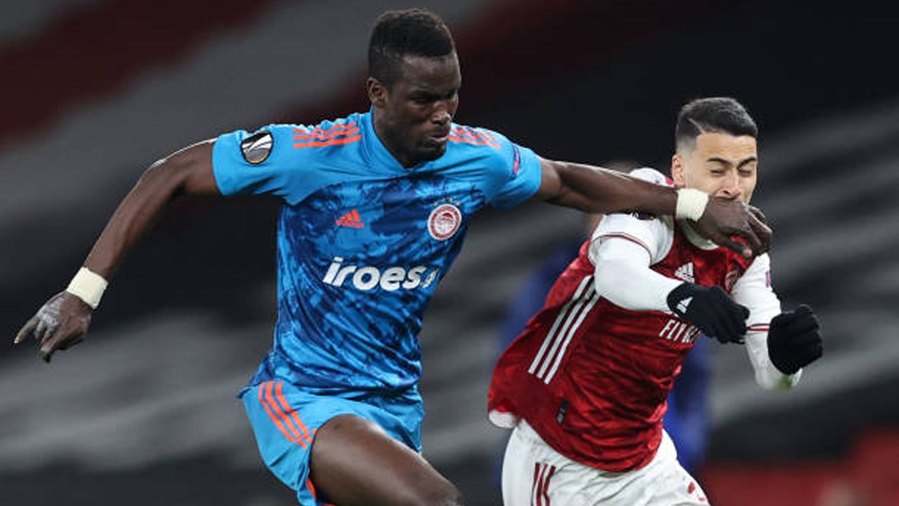 Arsenal vs Olympiakos via gettyimages