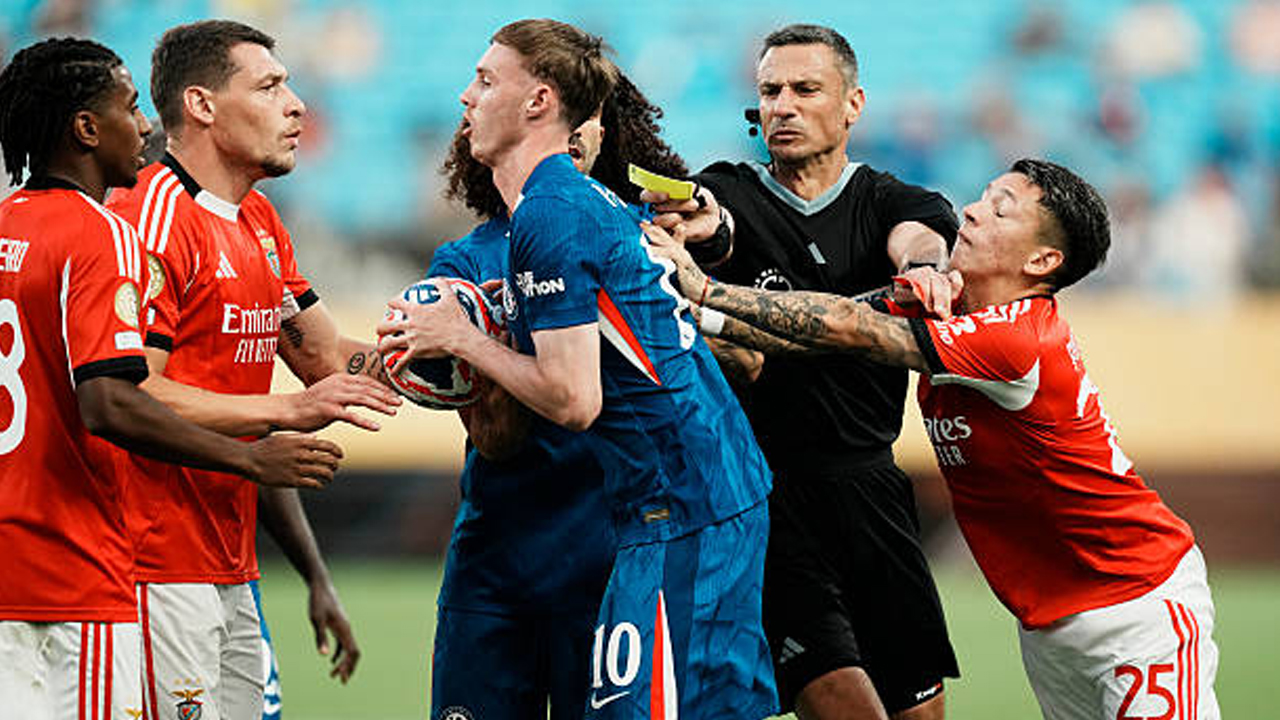 Chelsea vs Benfica via gettyimages
