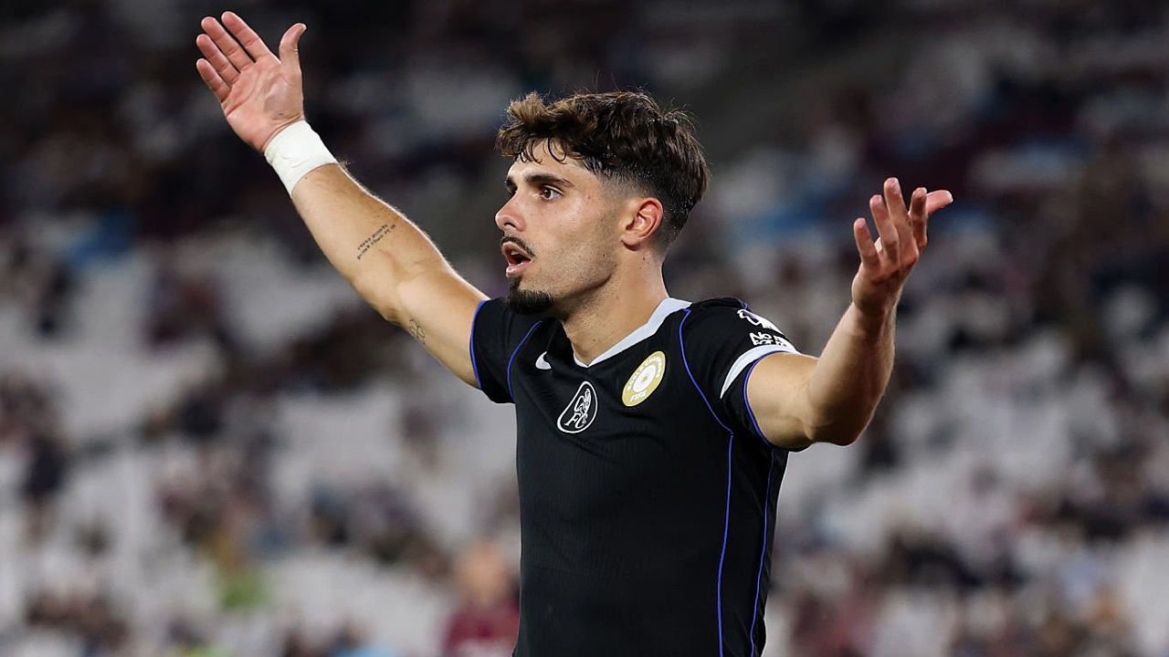 Winger Chelsea, Pedro Neto. (Foto: Justin Setterfield/Getty Images)