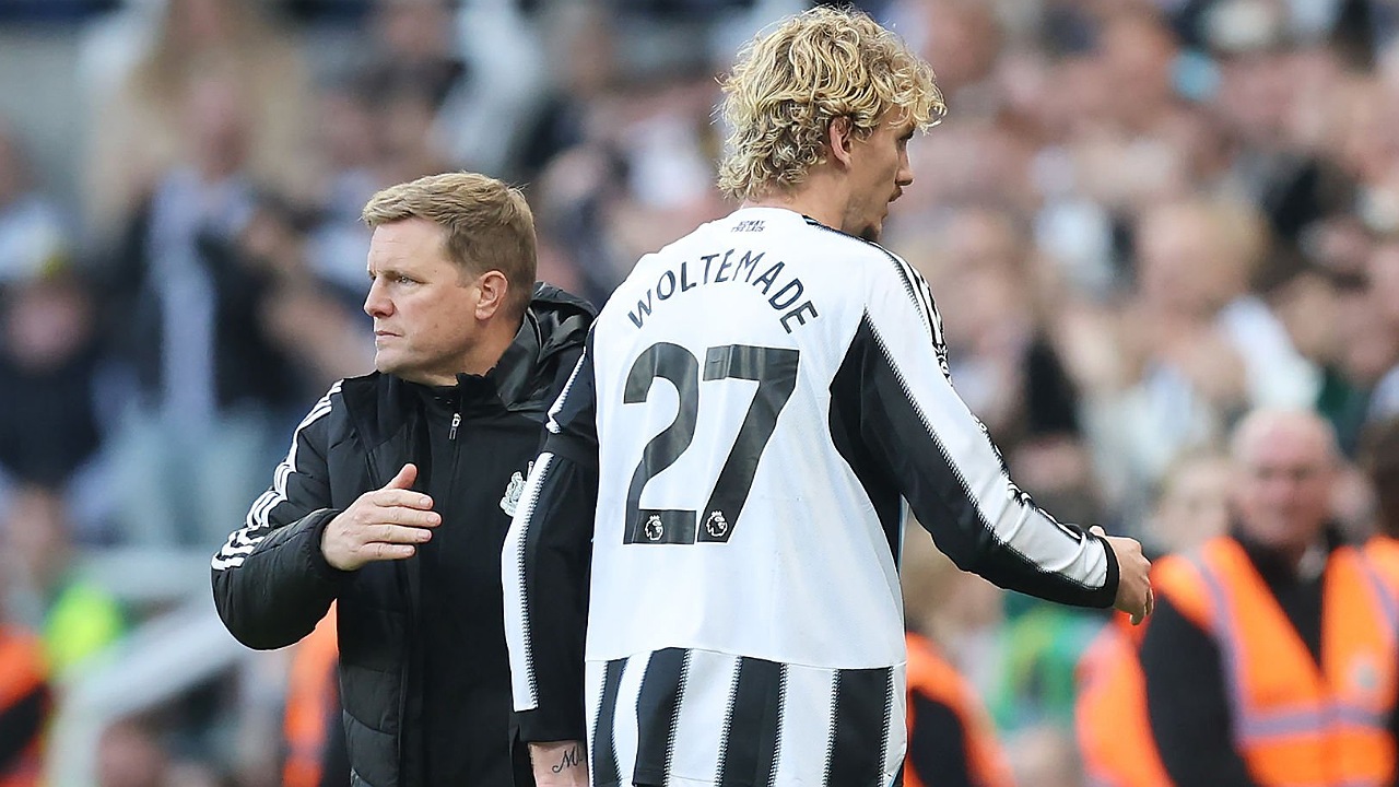 Eddie Howe dan Nick Woltemade