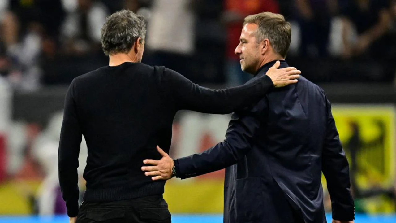 Luis Enrique dan Hansi Flick