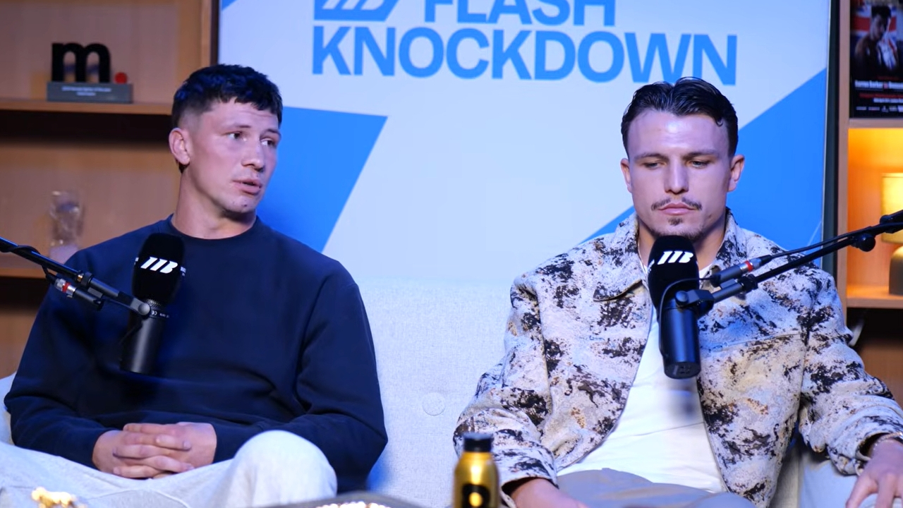 Kieron Conway (kiri) dan George Liddard. (Foto: Fight TV)