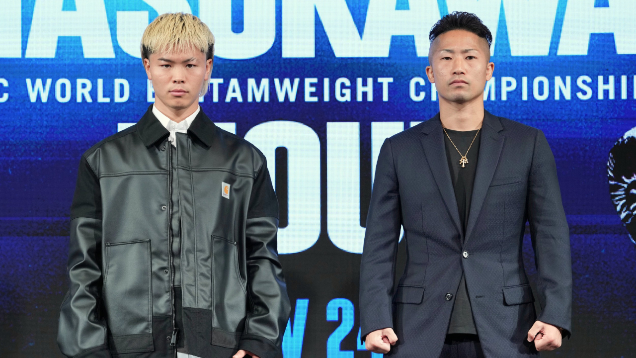 Tenshin Nasukawa (kiri) dan Takuma Inoue. (Foto: Fight TV)