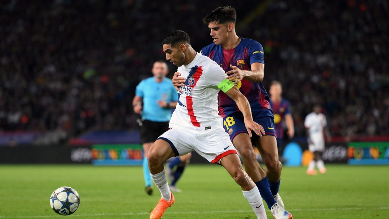 Gerard Martin Sadar PSG Mendominasi Pertandingan