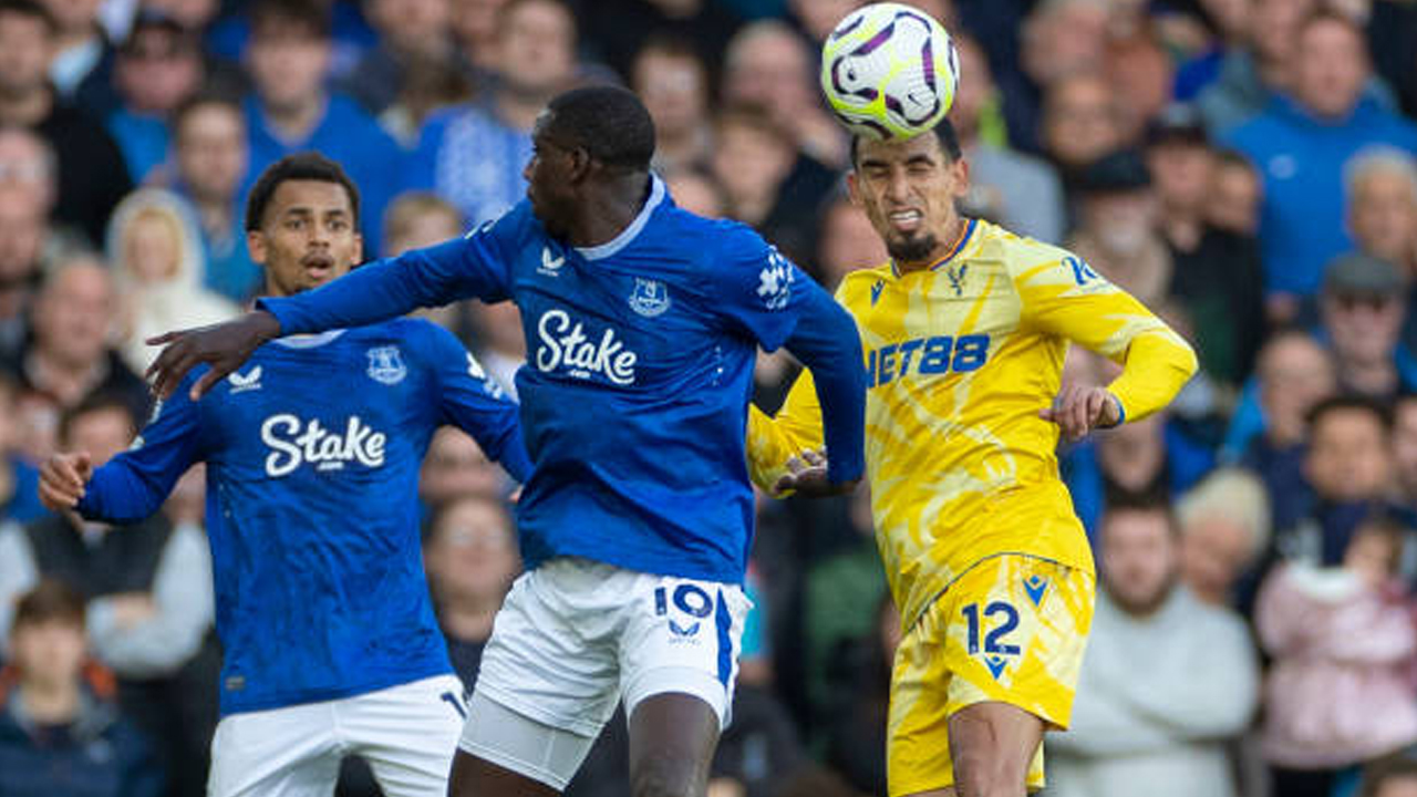 Everton vs Crystal Palace via gettyimages