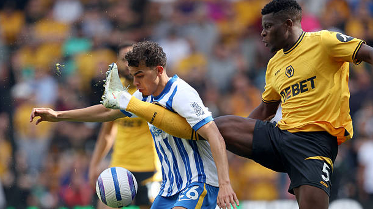 Wolves vs Brighton via gettyimages