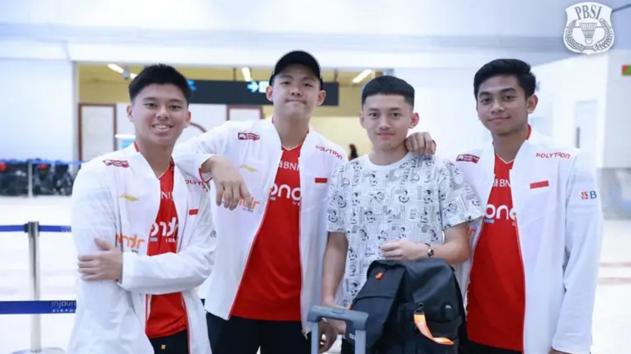 Kejuaraan Dunia Junior 2025: Skuad Indonesia Berangkat Menuju India