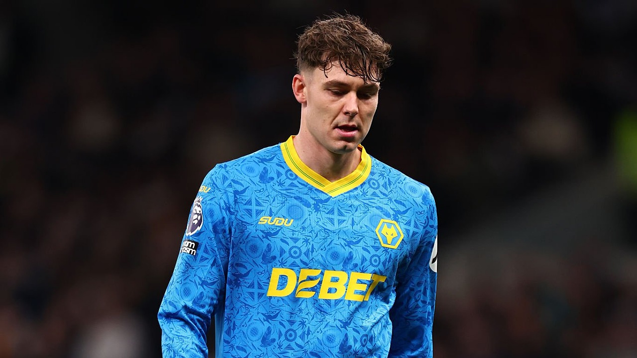 Penyerang Wolves, Jorgen Strand Larsen. (Foto: Shaun Brooks - CameraSport via Getty Images)