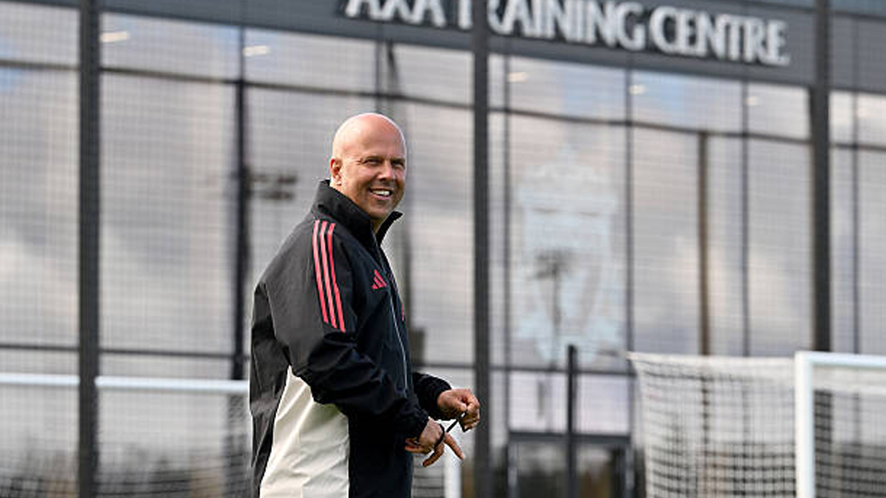 Arne Slot via gettyimages