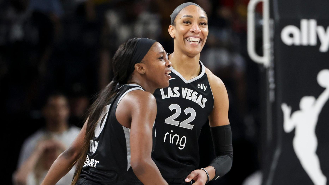 A’ja Wilson dari Las Vegas Aces. (Foto: AP)