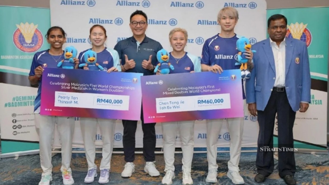 Bonus Lain Diberikan Untuk Sang Juara Dunia Tang Jie/Ee Wei