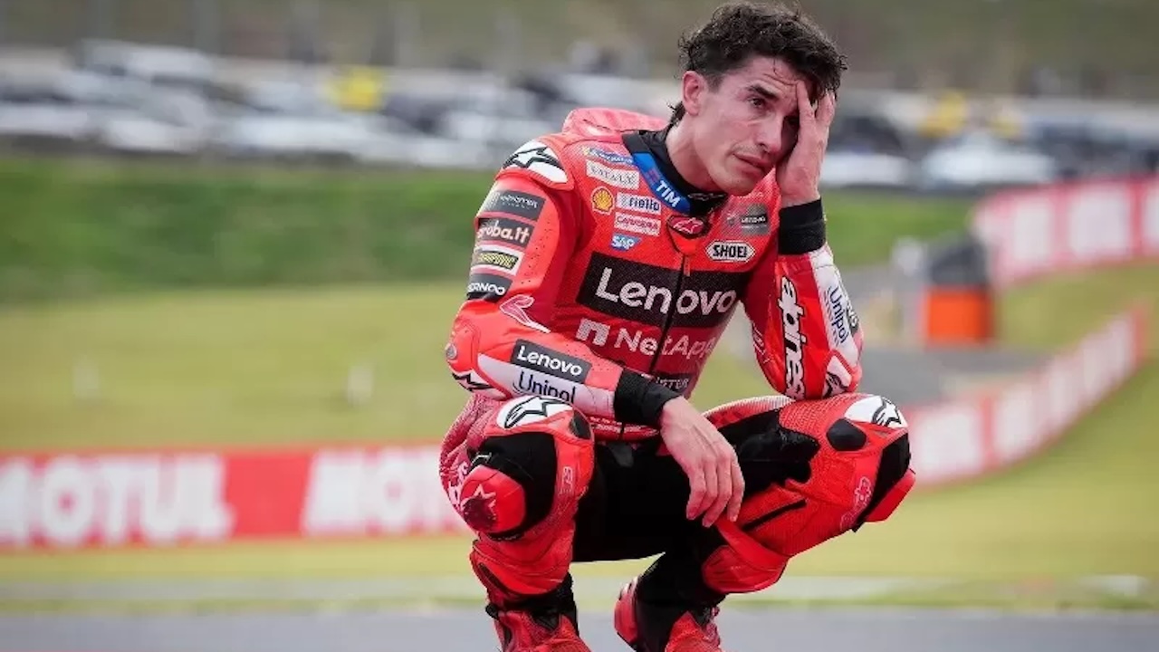 Marc Marquez alami cedera bahu di Sirkuit Mandalika 2025