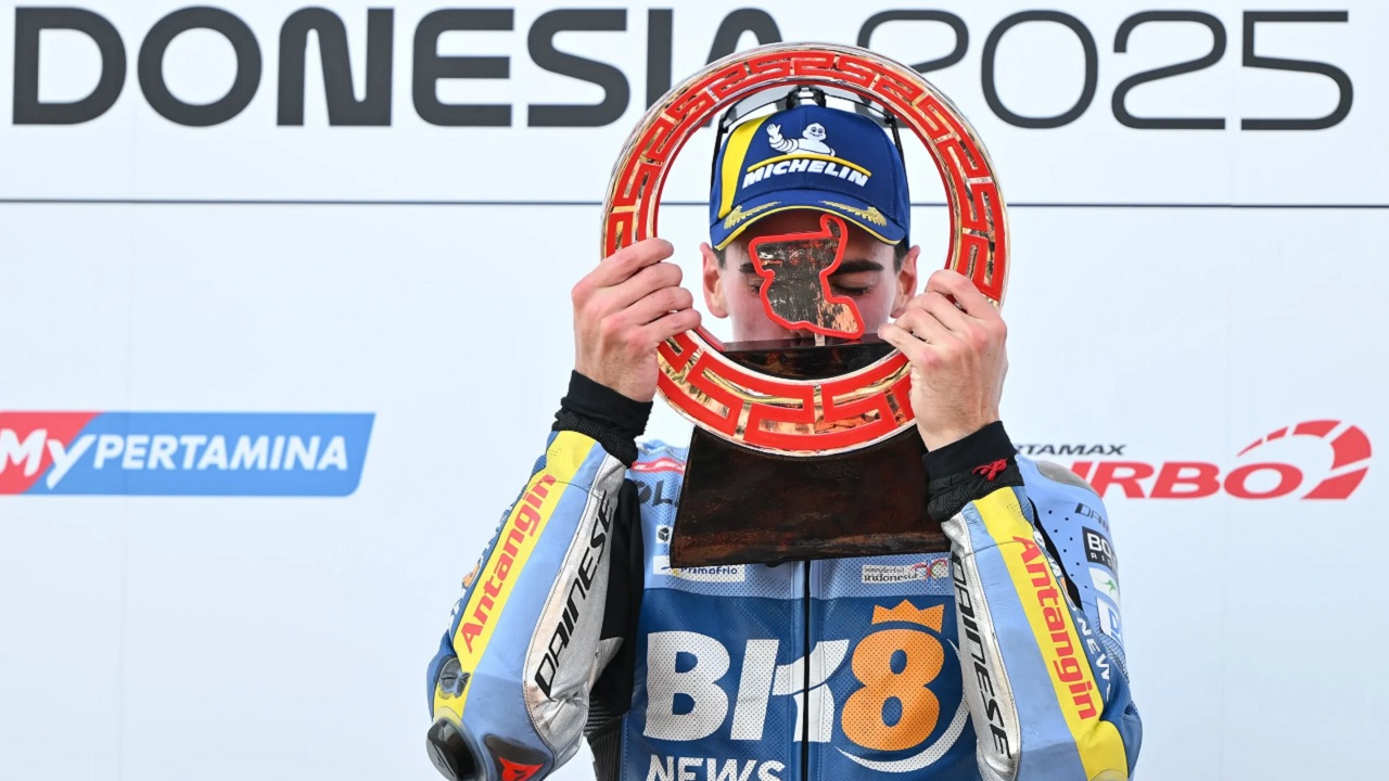Fermin Aldeguer tidak menyangka bisa meraih kemenangan dominan di GP Indonesia.