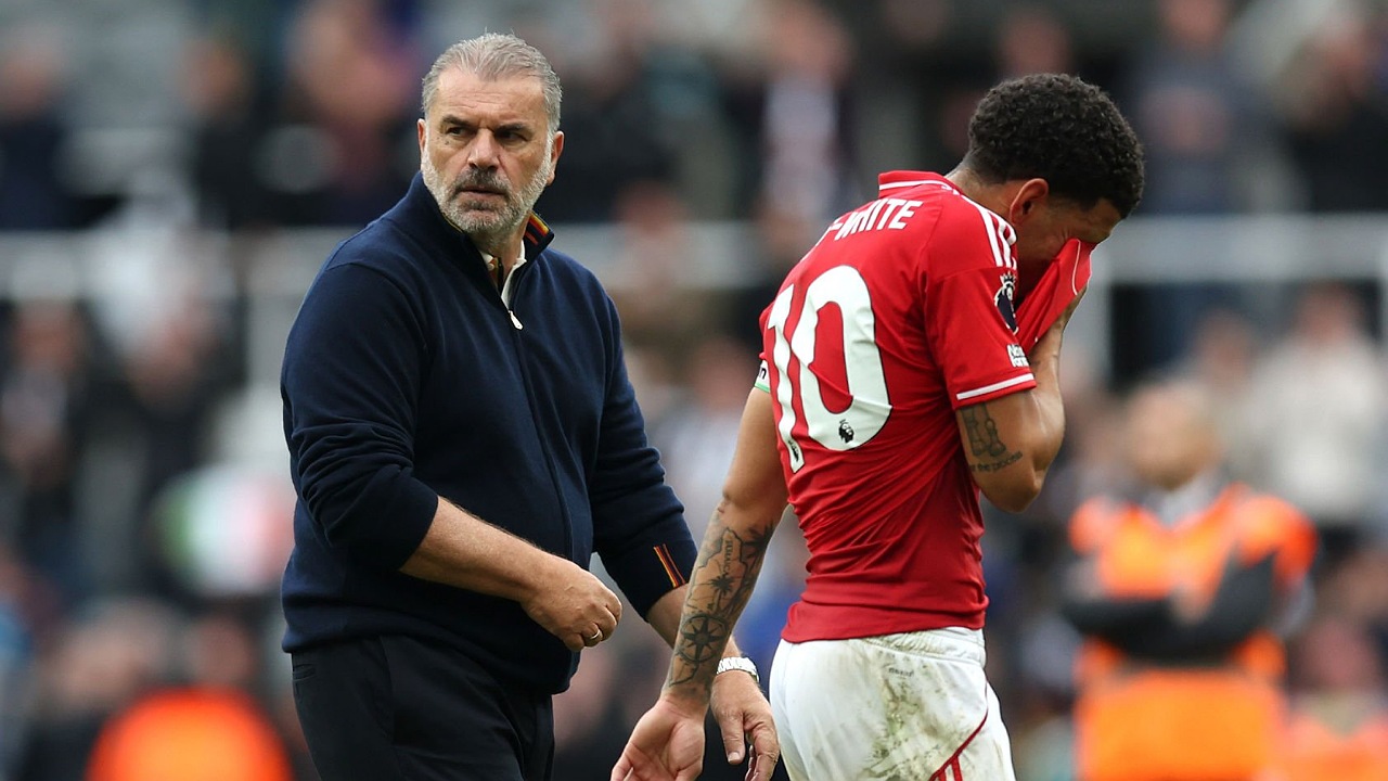 Manajer Nottingham Forest, Ange Postecoglou. (Foto: George Wood/Getty Images)