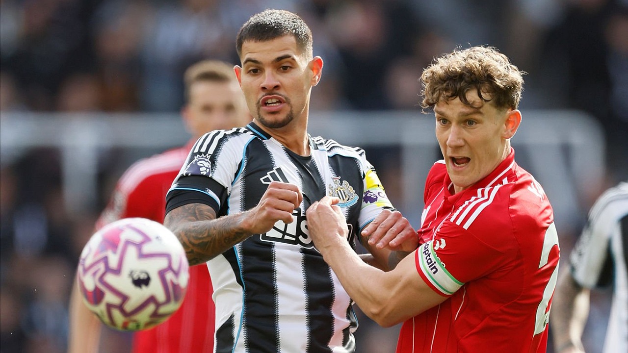 Gelandang Newcastle United, Bruno Guimaraes. (Foto: Richard Sellers/Sportsphoto/Allstar via Getty Images)