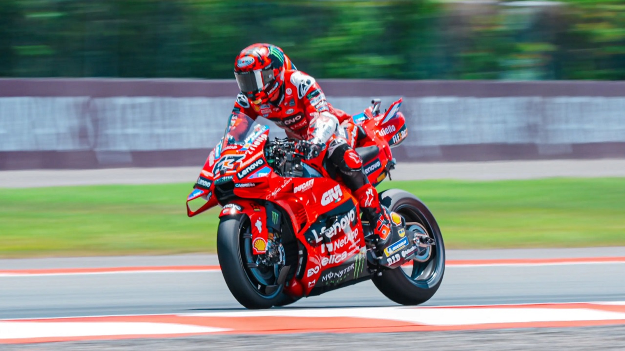 Francesco Bagnaia frustasi tidak bisa kompetitif di GP Indonesia.